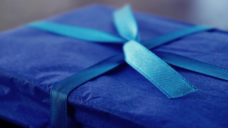 wrapped gift for training gift exchange