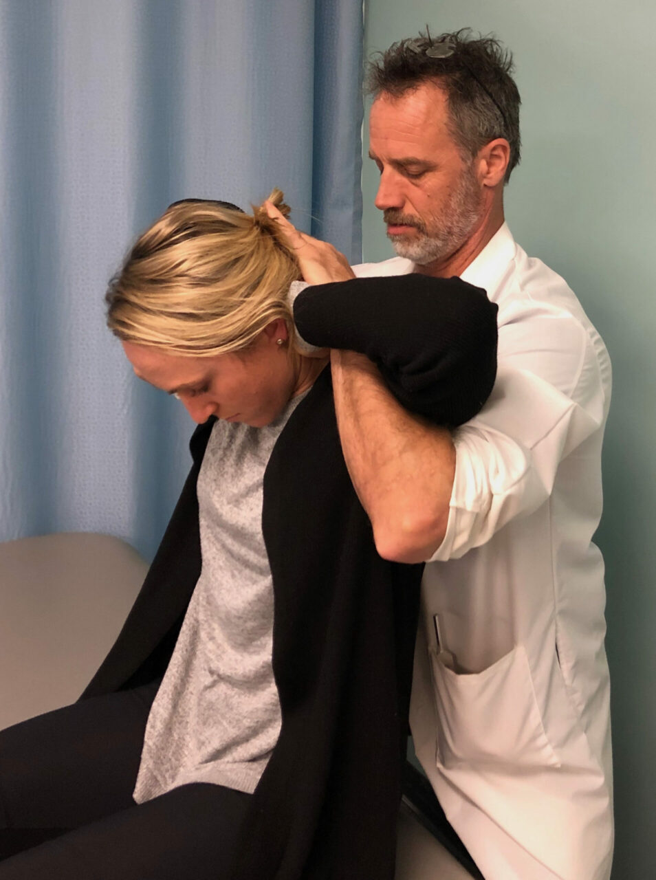 Physical Therapist Ron Kochevar in practice