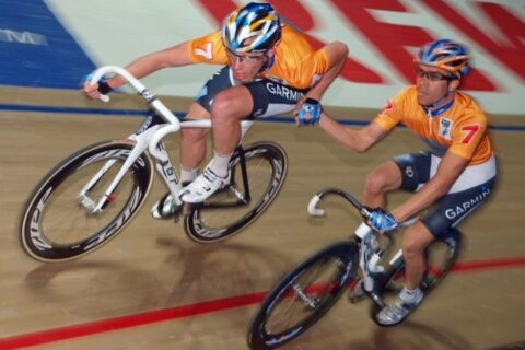 Daniel Holloway and Colby Pearce Six-Day Track Cycling