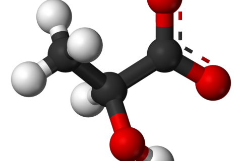 lactate molecule lactic acid