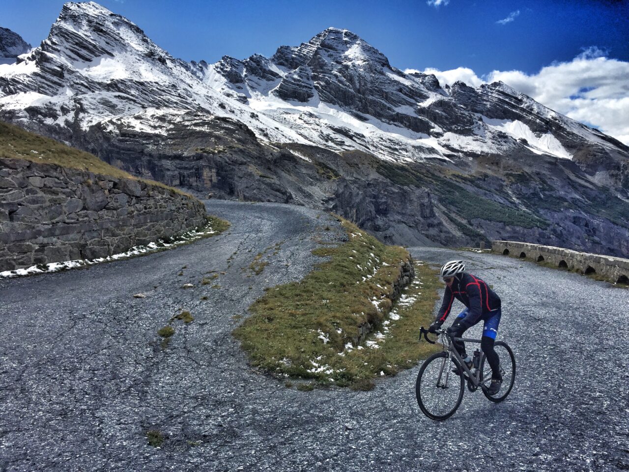 cycling the Old Stelvio Road Jim Case