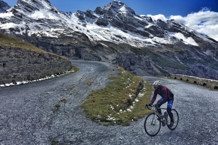 cycling the Old Stelvio Road Jim Case