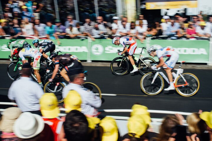 cycling race Tour de France sprint