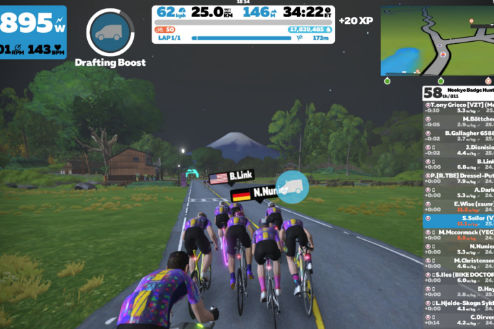 Zwift racing