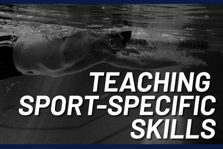 teaching swimmer coach skills