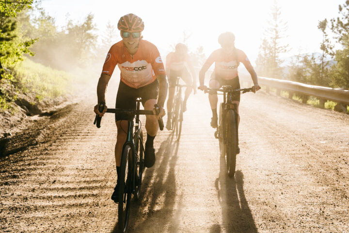 FasCat Coaches riding on a gravel road