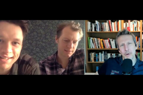 Screenshot from Dr. Stephen Seiler's interview with Nils van der Poel and Johan Rojler