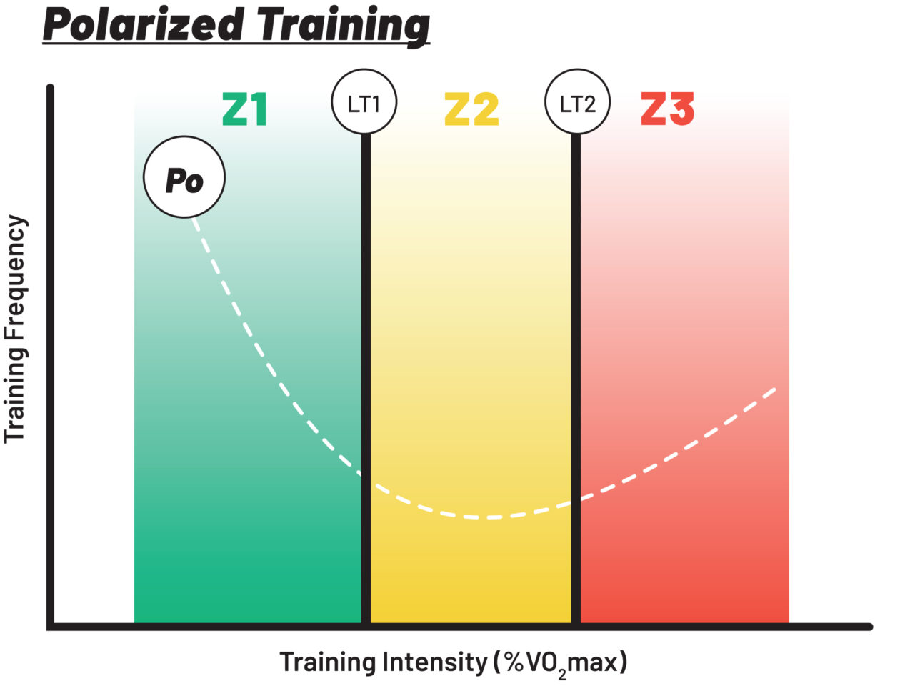 graphic showing intensity distribution of polarized training