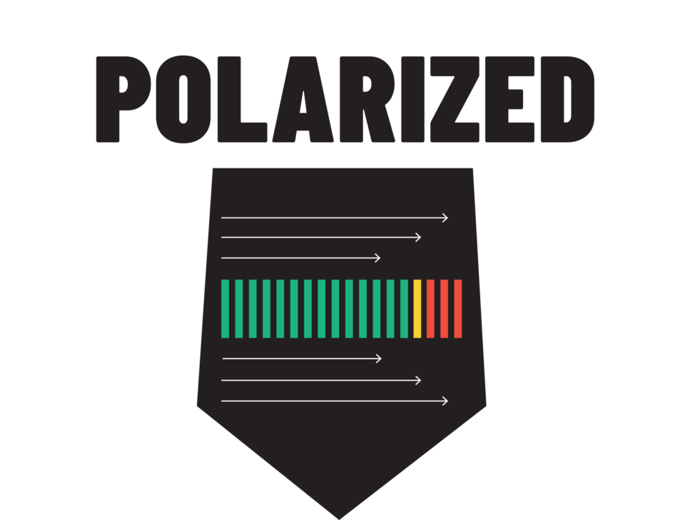 graphic interpreting polarized training method as 80/20 mix of intensities, from green to yellow/red