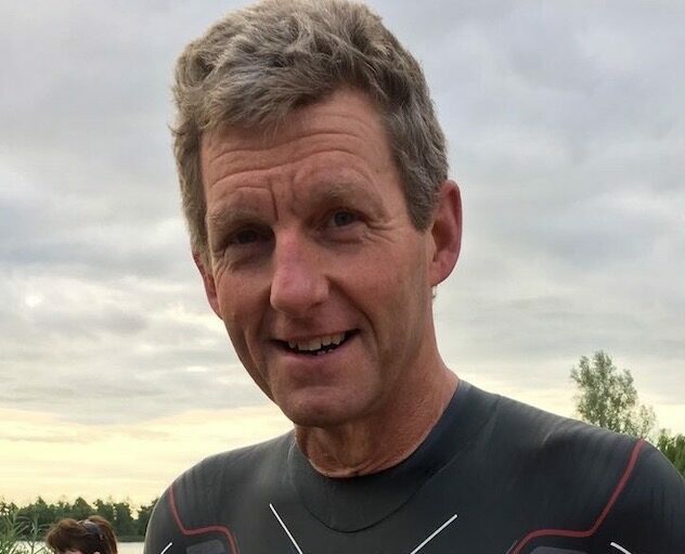 photo of Coach Rob Griffiths at a triathlon race