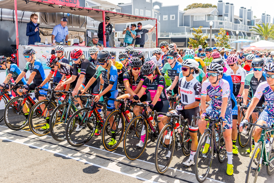 Racers up and ready at race starting line