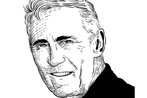 Line drawing of Joe Friel headshot