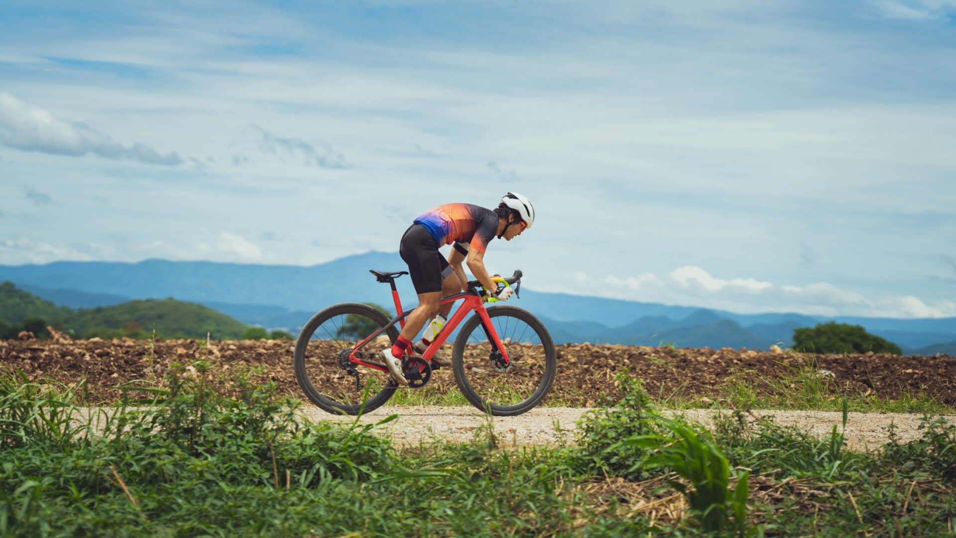 A time-crunched cyclist gravel cycling