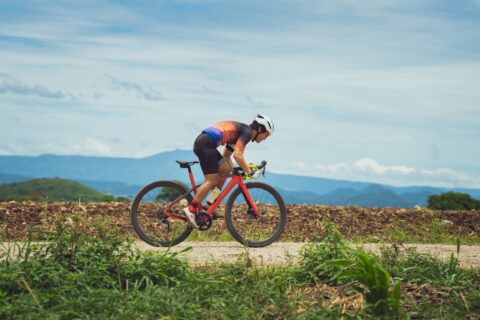 A time-crunched cyclist gravel cycling