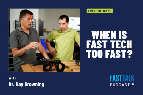 Cover art for episode 325 with Dr. Ray Browning in the lab.