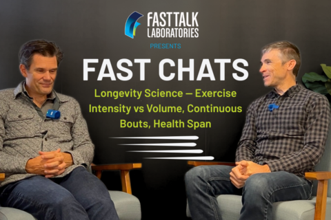 Longevity Science — Exercise Intensity vs Volume, Continuous Bouts, Health Span - Fast Talk Labs on YouTube